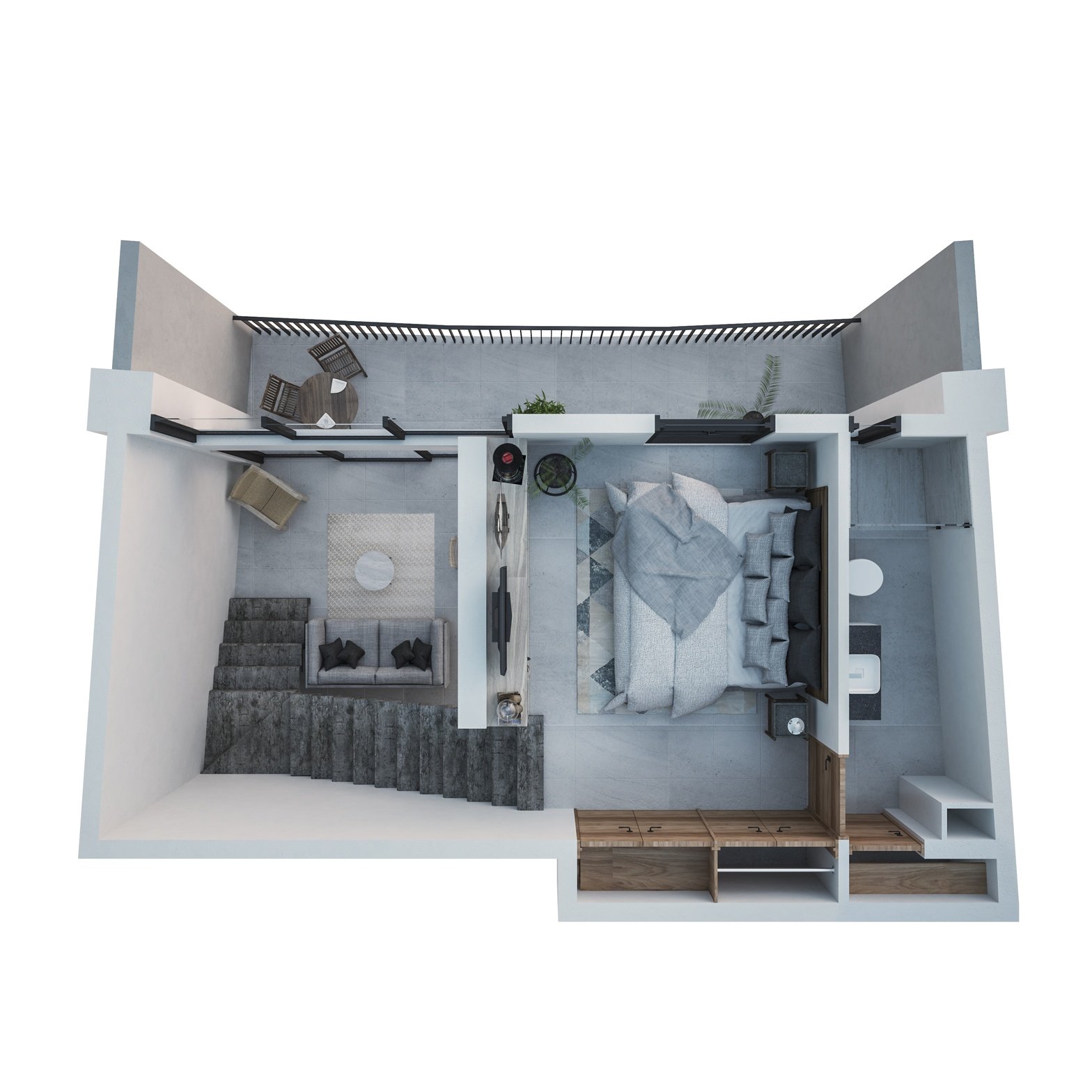 Planta nivel 2 loft